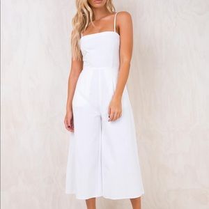 Princess Polly White Pant Suit